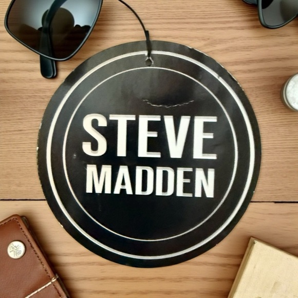 NWT Steve Madden Olive Faux Leather Satchel Mini Tote Crossbody with Scarf! NEW! - Picture 14 of 16